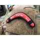 Karma Returns Boomerang Velcro patch - Red - 