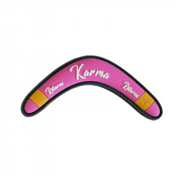 Karma Returns Boomerang Velcro patch - Pink - 