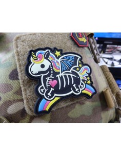 Skeleton Unicorn Patch velcro - Glow -  2
