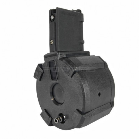 P6 drum HPA 400 billes pour Tokyo Marui MWS M4 GBBR - 