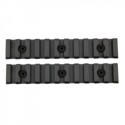 11 slots 20mm rail set for KRYTAC LVOA MAT black