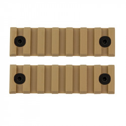 7 slots 20mm rail set for KRYTAC LVOA Tan