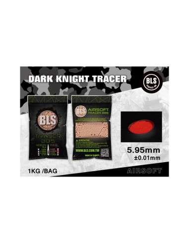 BLS 0.25gr Tracer BBs (1kg) - Red - 