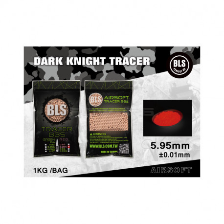 BLS 0.25gr Tracer BBs (1kg) - Red - 