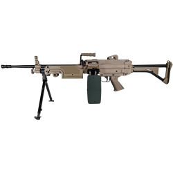 FN Herstal A&K M249 MK1 Minimi Polymer AEG Dark Eath