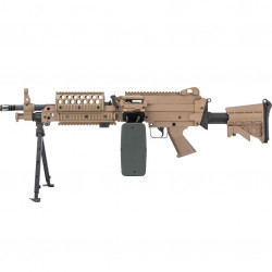 FN Herstal A&K MK46 Minimi Polymer AEG Dark Earth - 