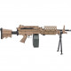 FN Herstal A&K MK46 Minimi Polymer AEG Dark Earth - 