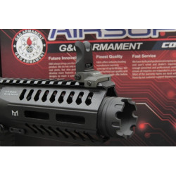 Polymer flash hider for G&G ARP9 / ARP556 MAT black