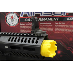 Polymer flash hider for G&G ARP9 / ARP556 Yellow