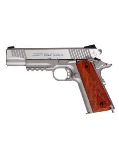 Cybergun / KWC Colt 1911 Rail CO2 Silver -  2