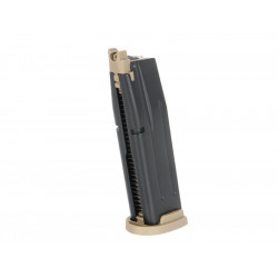 19rds gas magazine for F17/18 GBB - Tan - 