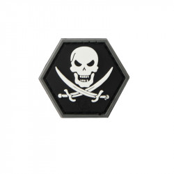 NoFear Pirate Velcro patch -Glow - 