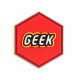 Patch GEEK velcro patch - 