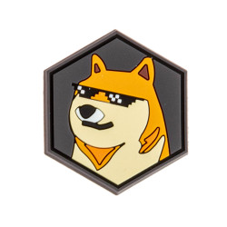 Patch DOGECOIN THUG velcro