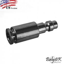 BalystiK coupleur male avec entrée Macroflex 6mm (version US) - 