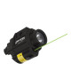 Bayco Compact Weapon-Mounted Light with Green Laser