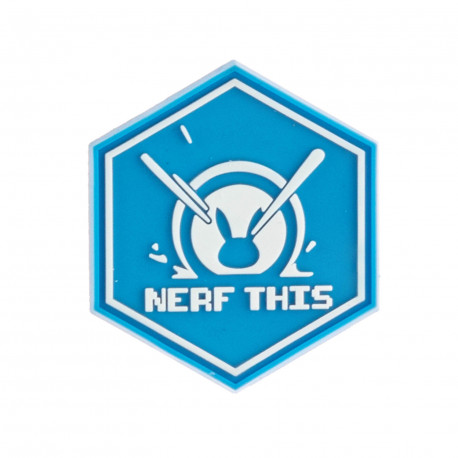 Patch NERF THIS BLUE velcro - 