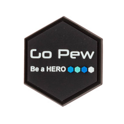 Patch GEAR GO PEW velcro - 