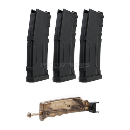 Alpha Parts 120 rds PTW M4 Polymer Magazine (3pcs / Set) - 