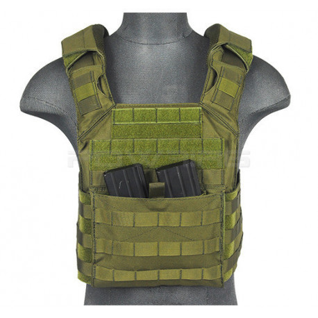 Lancer Tactical Gilet Plate Carrier SPAC 1000D - OD - 