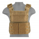 Lancer Tactical Gilet Plate Carrier SPAC 1000D - TAN - 