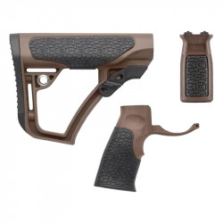 Daniel Defense Buttstock, Pistol Grip & M-LOK® Foregrip - Mil Spec +