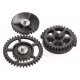 BIG DRAGON metal / titanium 18:1 torque gearset - 