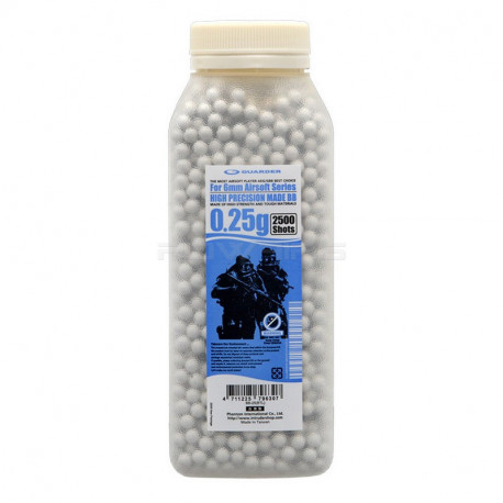 Guarder billes precision 0.25gr bouteille de 2500 billes - 