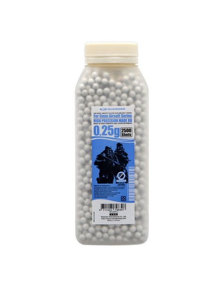 Guarder billes precision 0.25gr bouteille de 2500 billes - 