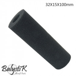 Balystik mousse pour silencieux 32x15x100mm