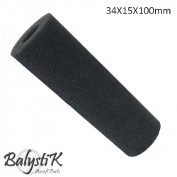 Balystik mousse pour silencieux 34x15x100mm - 