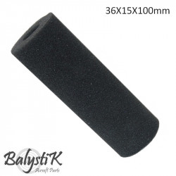 Balystik mousse pour silencieux 36x15x100mm