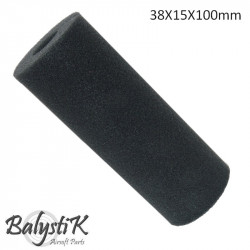 Balystik mousse pour silencieux 38x15x100mm