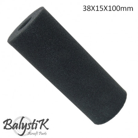 Balystik silencer foam 38x15x100mm