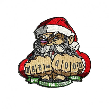 BAD SANTA CHRISTMAS Embroidered Patch - 