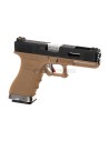 WE réplique de poing gaz Custom 17 G-Force Desert