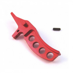 JEFFTRON Curved CNC trigger red for M4 AEG