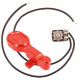 JEFFTRON M4 Bolt Catch with micro switch - Red - 