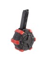 Double Bell chargeur gaz 350 billes rouge pour Glock 17