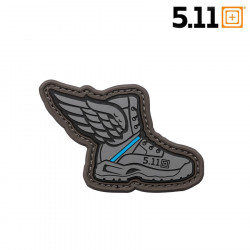 5.11 Winged Boots gris Patch Velcro - Bleu