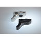 Speed airsoft handstop incurvé keymod (argent) - 