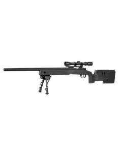 Specna Arms SA-S02 CORE™ Sniper Rifle with scope and bipod - Black -  2