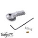 Balystik selecteur de tir canelé pour M4 AEG - silver - 