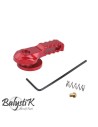 Balystik selecteur de tir canelé pour M4 AEG - rouge