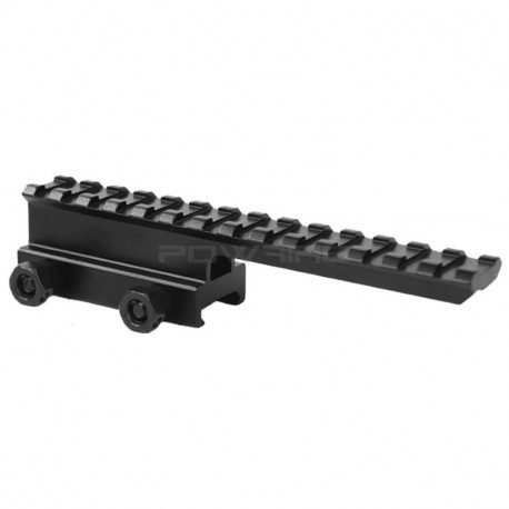 Rehausse rail picatinny avec extension 145mm - 