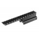 Extended raising mount for picatinny rail 145mm - 