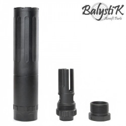 Balystik HP4 Airsoft silencer with flash hider - 