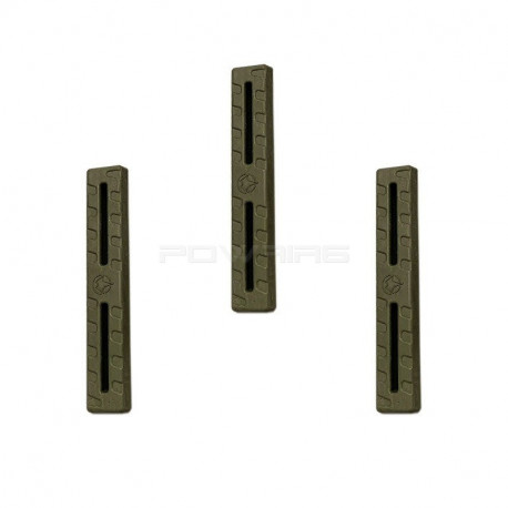 Manta Defense M-Lok Rail Guards (3) - Vert olive - 