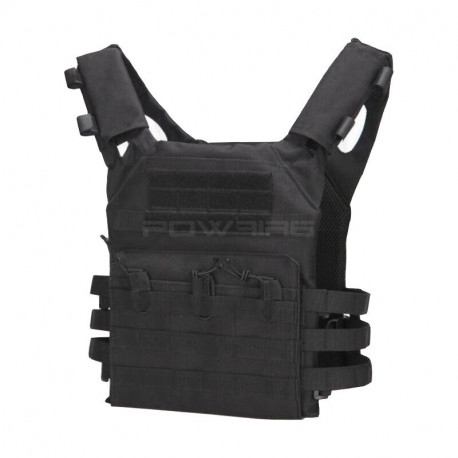 Tactical OPS Gilet porte plaques type JPC LW noir - 