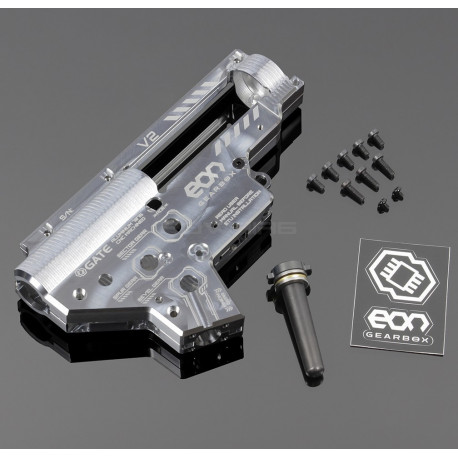 GATE CNC V2 EON Gearbox shell rev.2 - SILVER - 